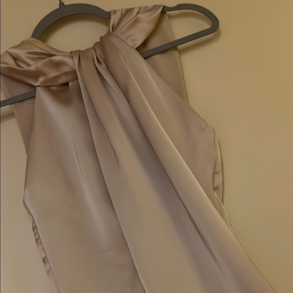 Elegant Beige Women's Dress